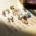 20g 1~6ｍｍ ガラスラインストーン MIX ネイル レジン クリスタル ダイヤ