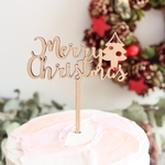 木製ケーキトッパー christmas クリスマス ツリータイプ Xmas MerryChristmas