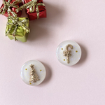 冬　クリスマス　ピアス　キラキラ　ツリー　キャンディースティック　クリスマスピアス　冬　ピアス