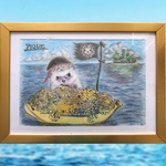 ハリネズミの絵🖼