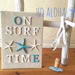 ♪再販2♪かるーいｽﾀｰﾌｨﾂｼｭのﾌｧﾌﾞﾘｯｸﾊﾟﾈﾙ　ON　SURF　TIME