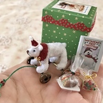 箱入り＊サンタベアのプルトーイ＊シロクマサンタ