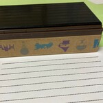 6㎜罫線はんこ　点線　シャチハタっぽく連続で押せる浸透印　行、マス数ご指示可