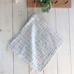 入園準備♪ループ付ガーゼタオル　パステルカラーちょうちょう（2）