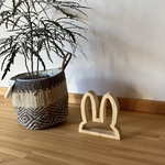 うさぎ ◆動物オブジェ / 木製インテリア　木の雑貨