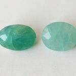 天然石＊グランディディエライト　オーバル　ルース　4.7 ct　2個