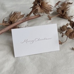 #3. Merry Christmas の消しゴムはんこ