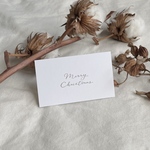 merry christmas の消しゴムはんこ④