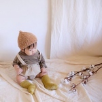 毎シーズン大人気　こどもの肌にも柔らか　モコモコどんぐり帽子　ベビー　キッズ　ニット