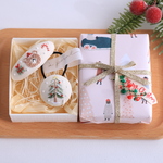 キッズ用クリスマスコフレ　刺繍ヘアゴム&パッチンピン（左止用）　  スペシャルギフト2022