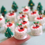 サンタ（P）とおうちチョコのクリスマスケーキセット（サンタピンク）