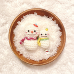 雪だるまブローチset☃️