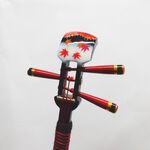 【再販】かんざし 「三味線」漆黒９８（紅葉）