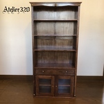 hitomi030様専用　本棚5段　扉、引出し付き 他　1/3サイズ　ドールハウス  ミニチュア家具 1/12サイズ               