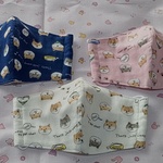 新色✨しばいぬさんの可愛い立体ガーゼマスク🌸お好きなカラー2枚セット🐾 
