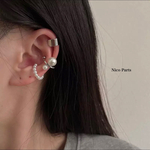 3pac✿︎イヤーカフ　パール　シルバー