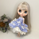 NO.13 ブルーストライプワンピース 　ブライスワンピース　
