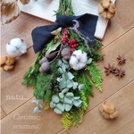 Christmas ornamentクリスマススワッグ 