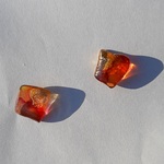 隕石《orange》ピアス・イヤリング