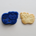 まんまる虎【横6㎝】（スタンプ付き）クッキー型・クッキーカッター