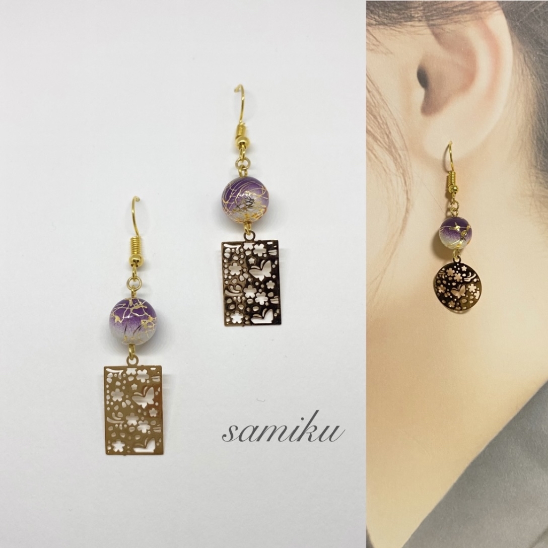 ハンドメイドピアス.。.:*☆和〜なごみ〜.。.:*☆
