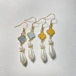 【なつき様専用】イエロークローバーピアス🍀💛
