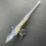 紫とオレンジのガラスペン