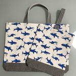 🦈サメのレッスンバッグ&シューズケース