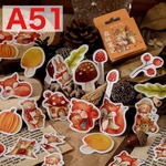 A51☆海外♡ミニシール♡フォレストダイアリー♡フレークシール