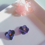再販♪あじさいのひとひらピアス&イヤリング
