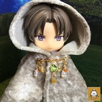 【オビツ11サイズ】宮廷魔術師のマント【ねんどろいどどーるサイズ】