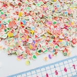 送料無料☆ポリマークレイ☆樹脂フレイク　クリスマス10g