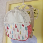 赤ちゃんファスナーリュック☆チェストストラップつき（しずく） 
