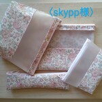 skypp様ご予約品〈リバティ〉ラミネート・窓付きフラットポーチ他