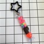 スイーツスティックキーホルダー(neon pink)