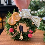 ミニチュア　クリスマスリース