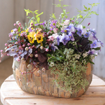 ビオラのバグウォームポット花束植えG