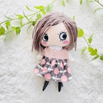 イーマリーちゃんサイズのお洋服　お花のコーデュロイワンピース