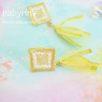 ☆再販☆親子お揃い♡エスニックリボンタッセルピアス＆ベビーヘアクリップ