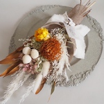 ナチュラルなドライフラワースワッグ dried flower swag