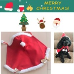 クリスマスケープ・リボン　小型犬 猫ちゃん用　送料無料　xｍ01