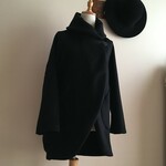 カシミヤウールNVで作ったショールカラーコート