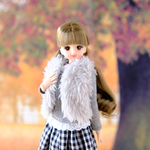 ジェニーちゃん服＊ファーのベスト＊momoko