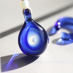 真・波動玉®：深海ブルー（サードアイチャクラ・オパール）【現品一点物・コロナ価格サービス品】