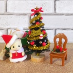新作♡りんごのクリスマスツリーとキャンドルセット ミニチュア