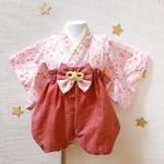 Mimi-keke様専用★ハンドメイドベビー袴(70cm)