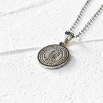 オープンSALE‼80％OFF つけっぱなしOK！ 金属アレルギー対応 大人のコインネックレス