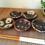 ガラガラ豆皿セット5枚 再販3