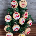 ◆クリスマス　オーナメント◆ガーランド　壁飾り　フェルト　サンタクロース