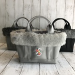gogosaya様専用ページ.*･ﾟ ファーバッグ トートバッグ ミニトート ファー ショルダーバッグ イニシャルトート